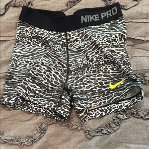 Nike Black and White Athletic Shorts